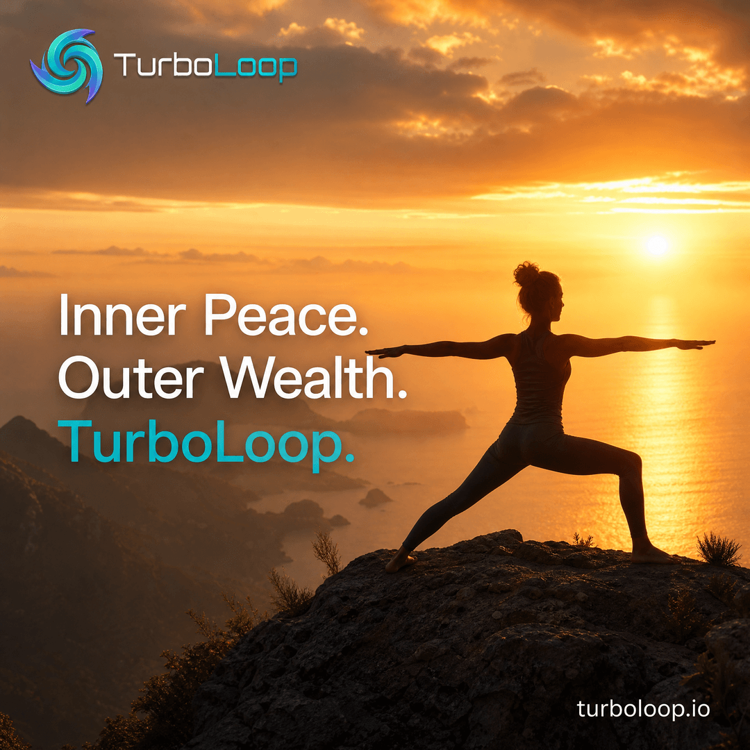 TurboLoop passive income lifestyle — Yoga Sunrise