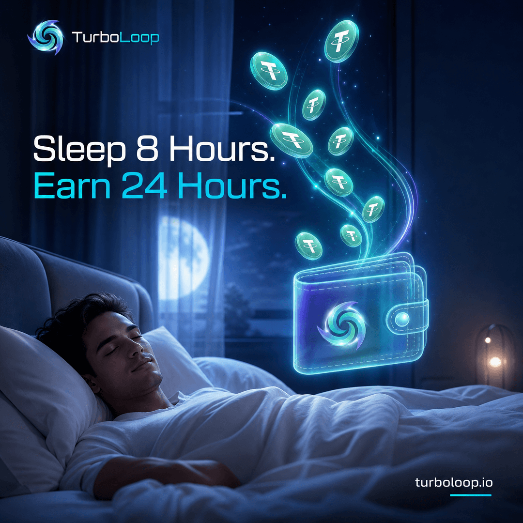 TurboLoop passive income lifestyle — Sleeping Earning