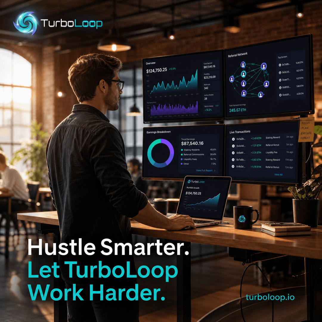 TurboLoop passive income lifestyle — Entrepreneur Hustle