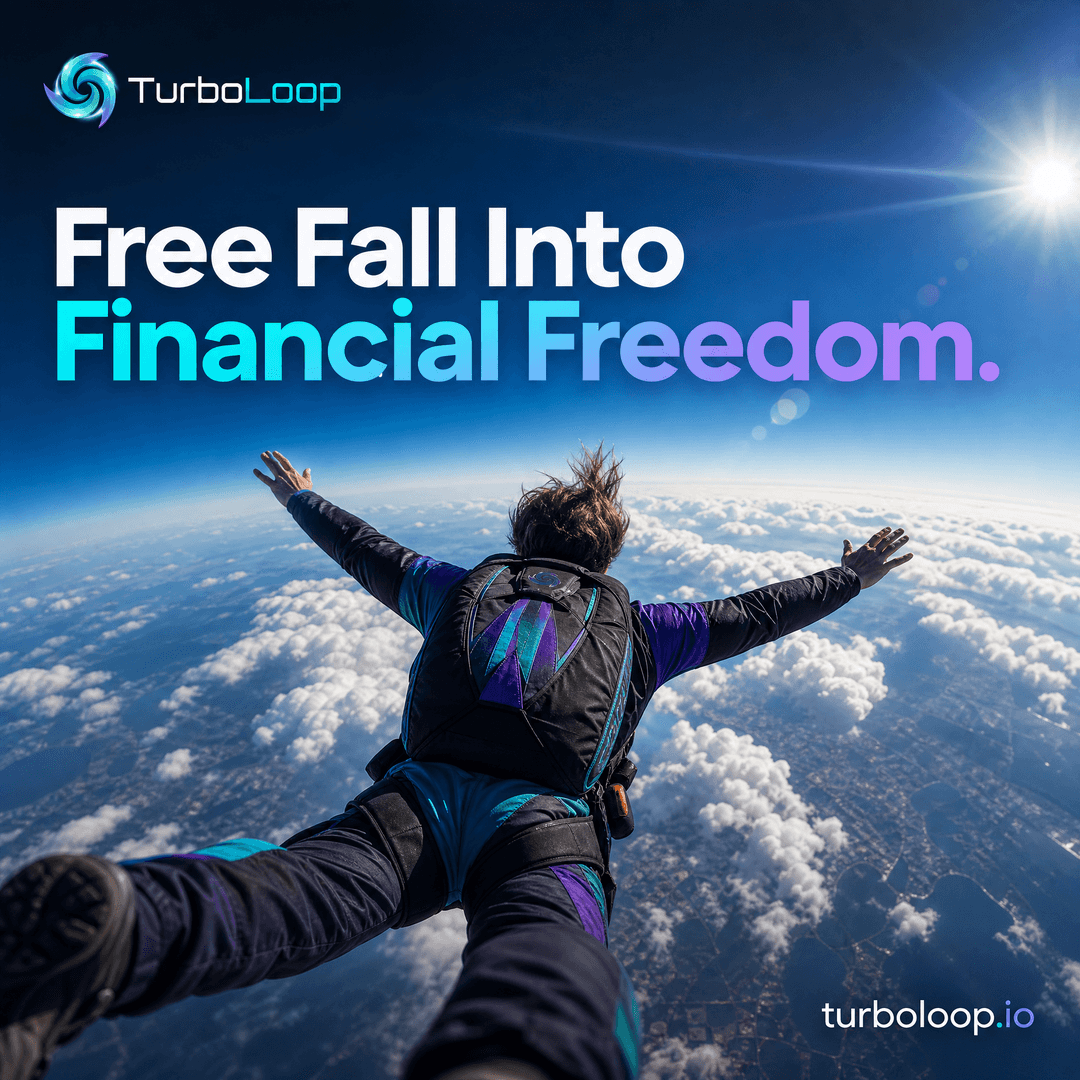 TurboLoop passive income lifestyle — Skydiving Freedom