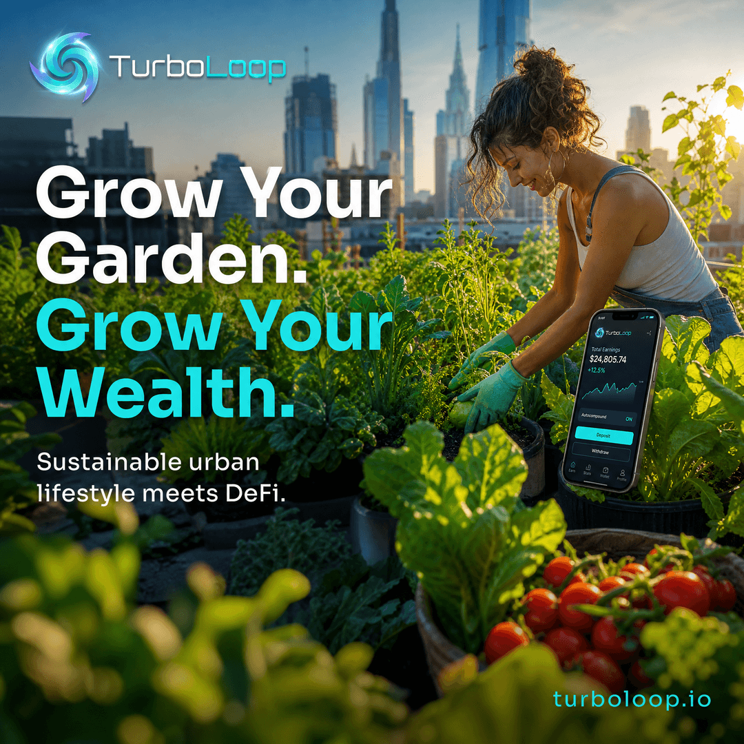 TurboLoop passive income lifestyle — Rooftop Garden