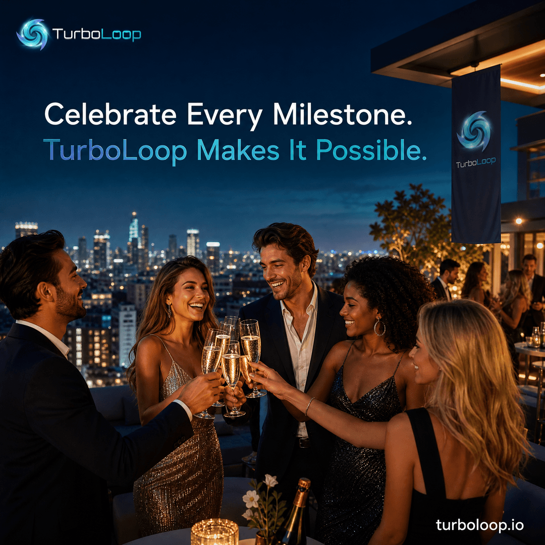 TurboLoop passive income lifestyle — Penthouse Party