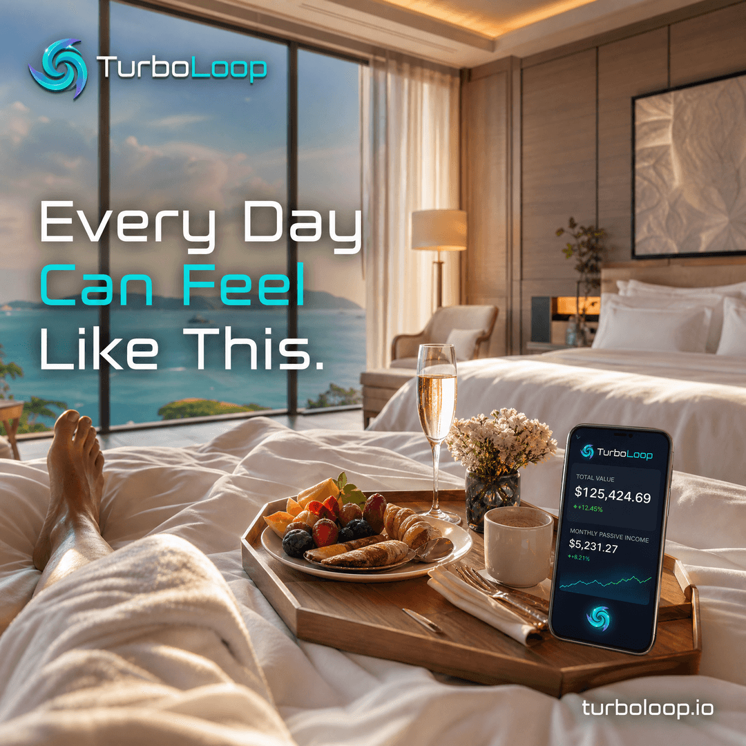 TurboLoop passive income lifestyle — Luxury Hotel
