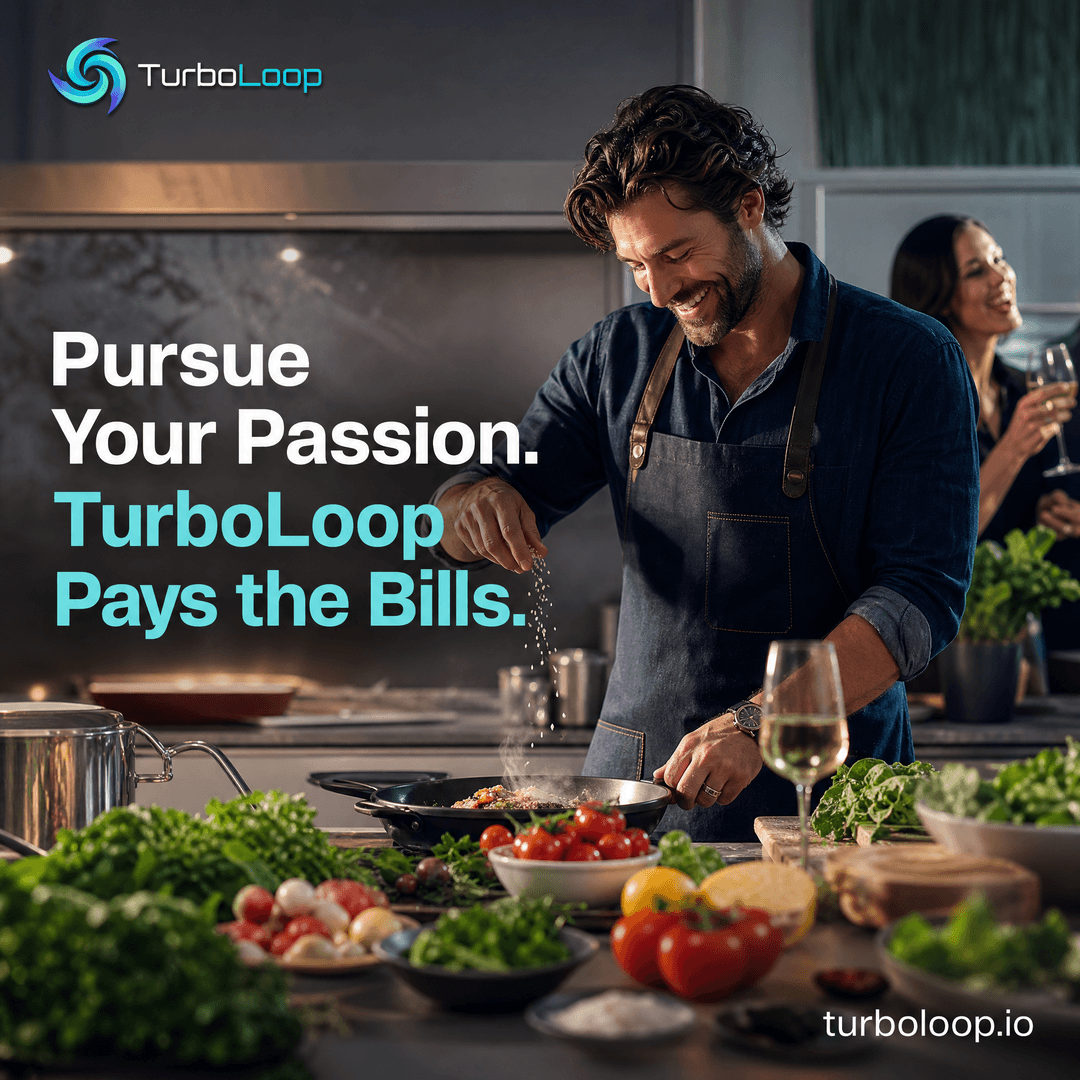 TurboLoop passive income lifestyle — Chef Kitchen