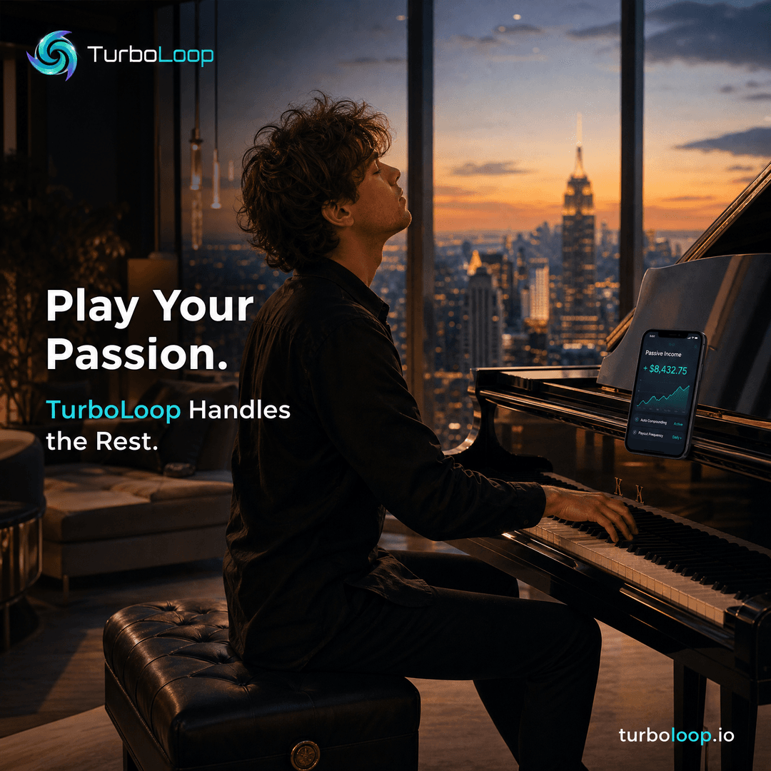 TurboLoop passive income lifestyle — Piano Passion