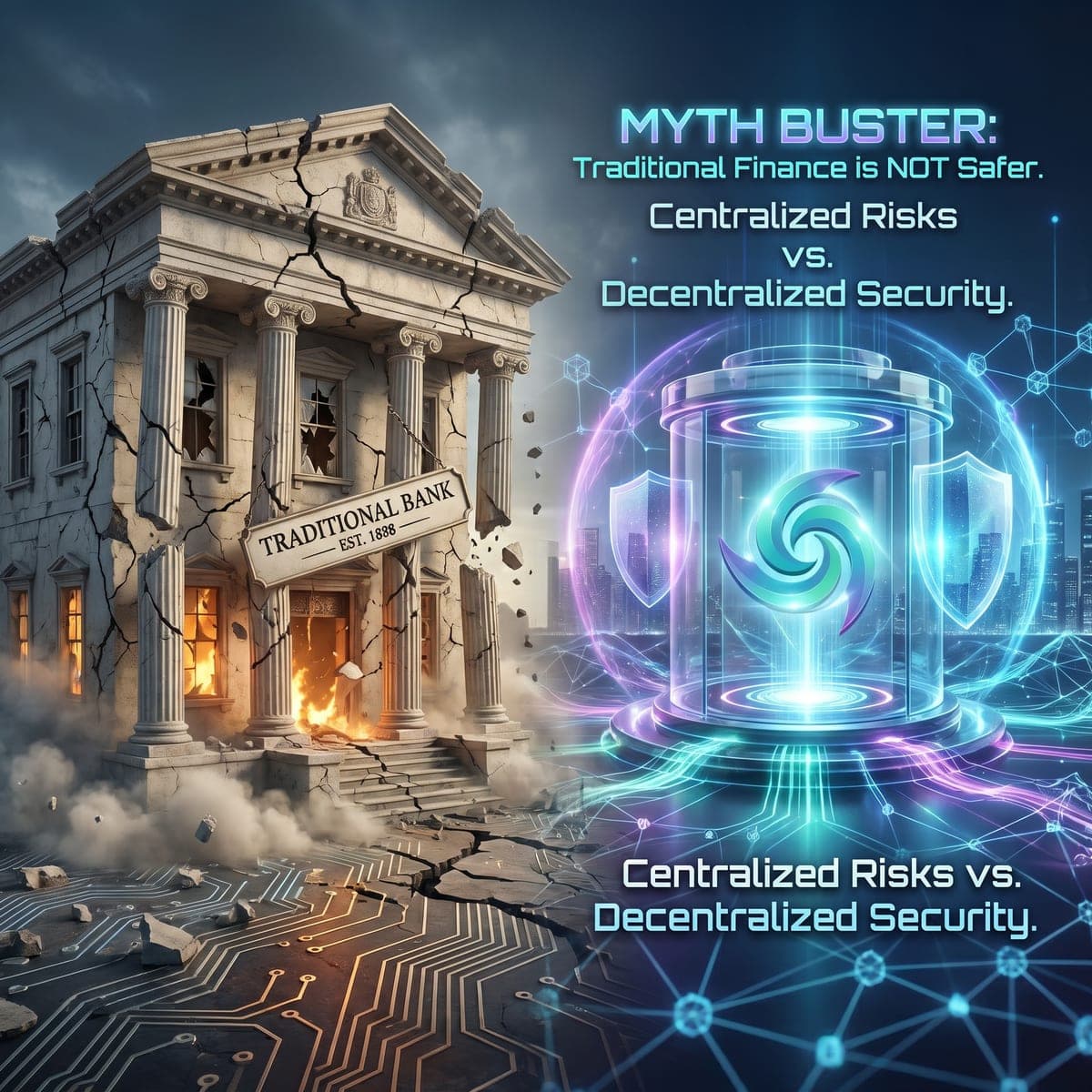 Myth Buster: Traditional Finance is NOT Safer!