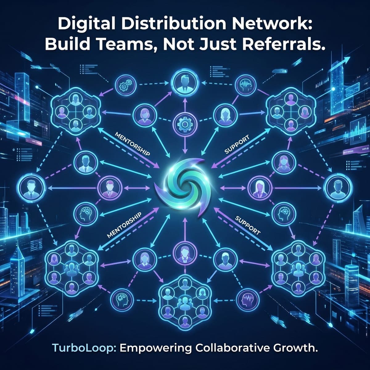 Digital Distribution Network: Build Teams, Not Just Referrals!